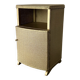 Vintage Lloyd Loom bedside cabinet champagne gold woven fibre 1930s-50s