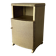 Vintage Lloyd Loom bedside cabinet champagne gold woven fibre 1930s-50s