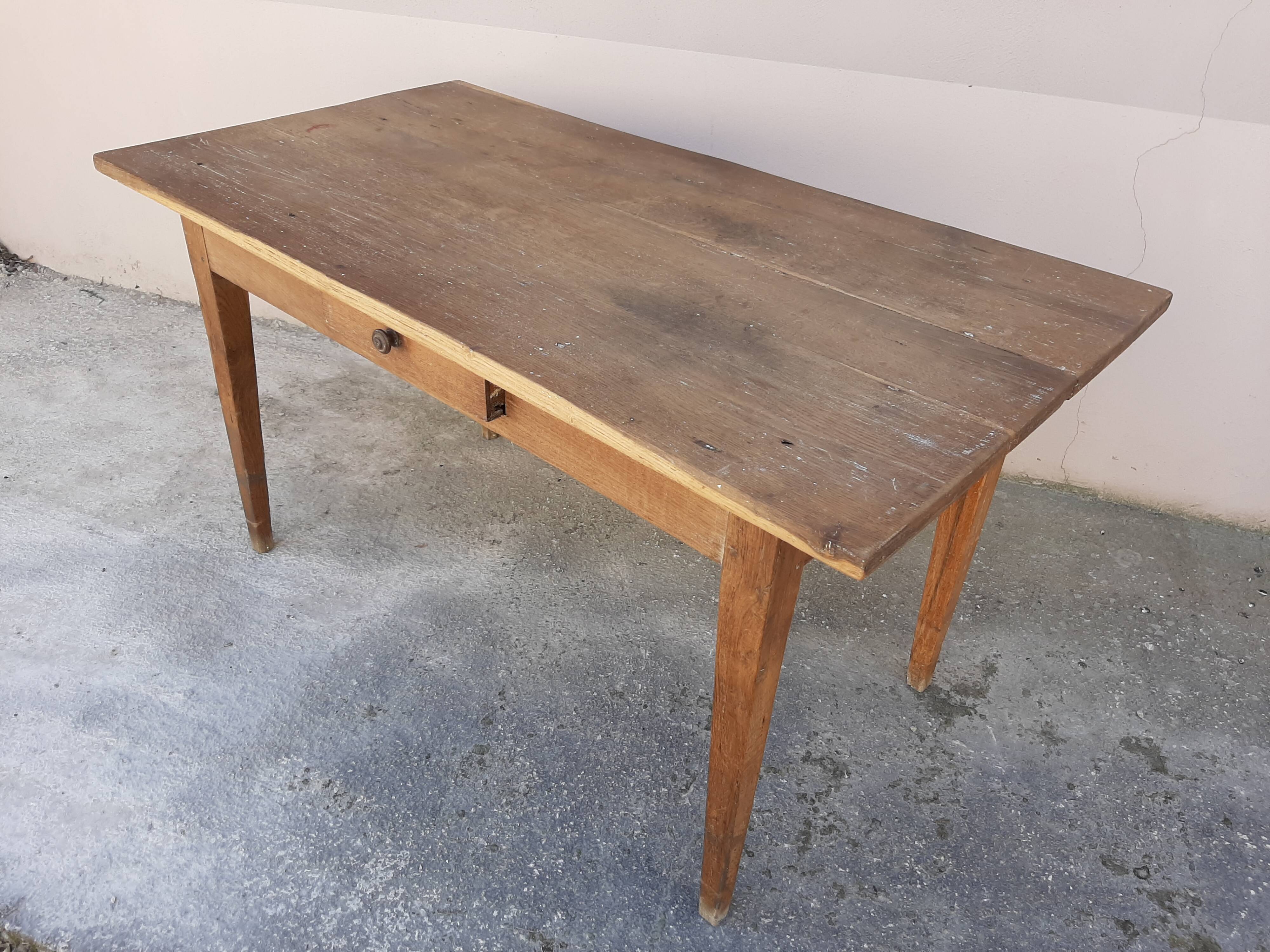 Old farm table 1900 -1m34