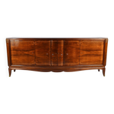 Vintage Art Deco sideboard by Jules Leleu, France 1940