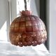 Vintage pink capiz shell chandelier/pendant lighting