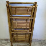 Folding bamboo shelf