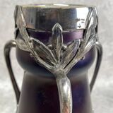 Art glass vase in the Jugendstil style by Wilhelm Kralik Sohne