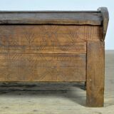 Antique shepherd's chest, 1850s