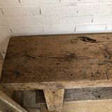 Oak carpenter's workbench