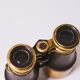 Pair of 1900 theater binoculars brass and restored leather