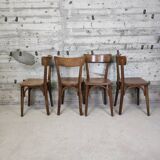 Lot de 4 chaises bistrot