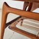 Teak coffee table by Louis Van Teeffelen with tile inlay.