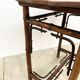 Table d'Appoint Bambou & Bois –Art Nouveau Fin XIXe