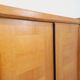 Vintage Guillerme et Chambron wardrobe in solid oak from the 60s