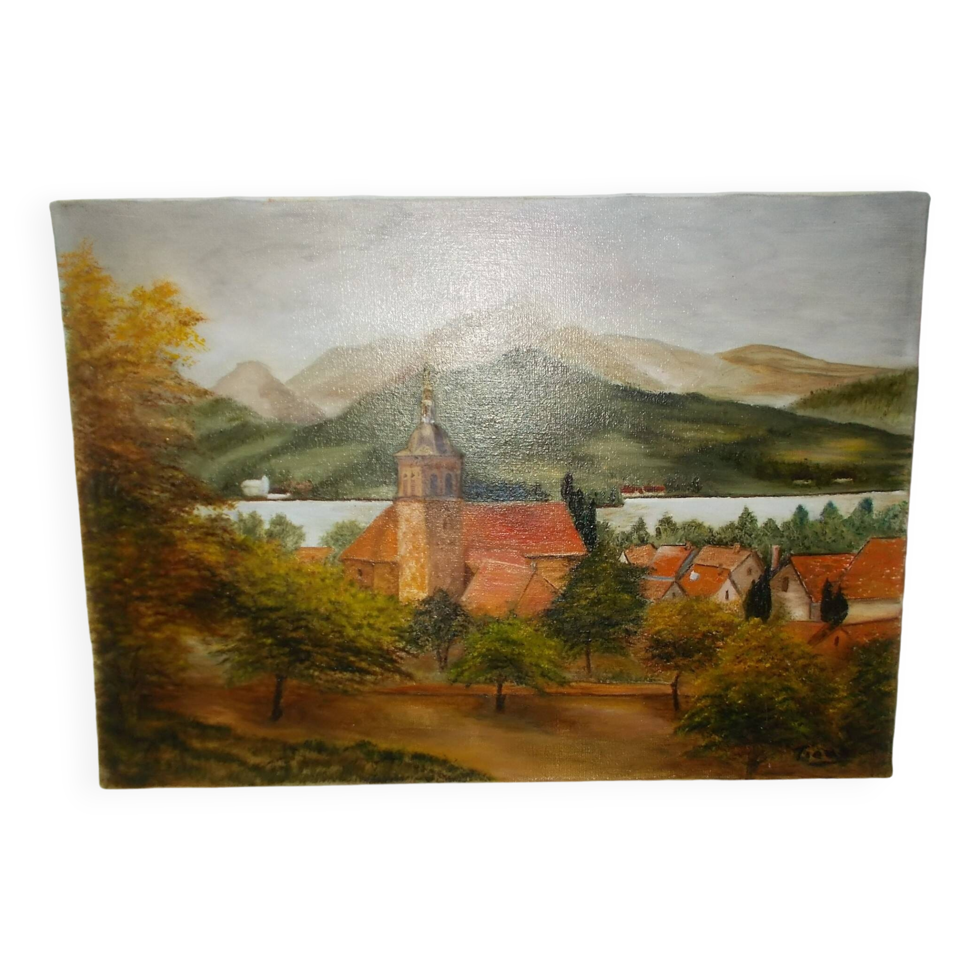 Oil painting landscape