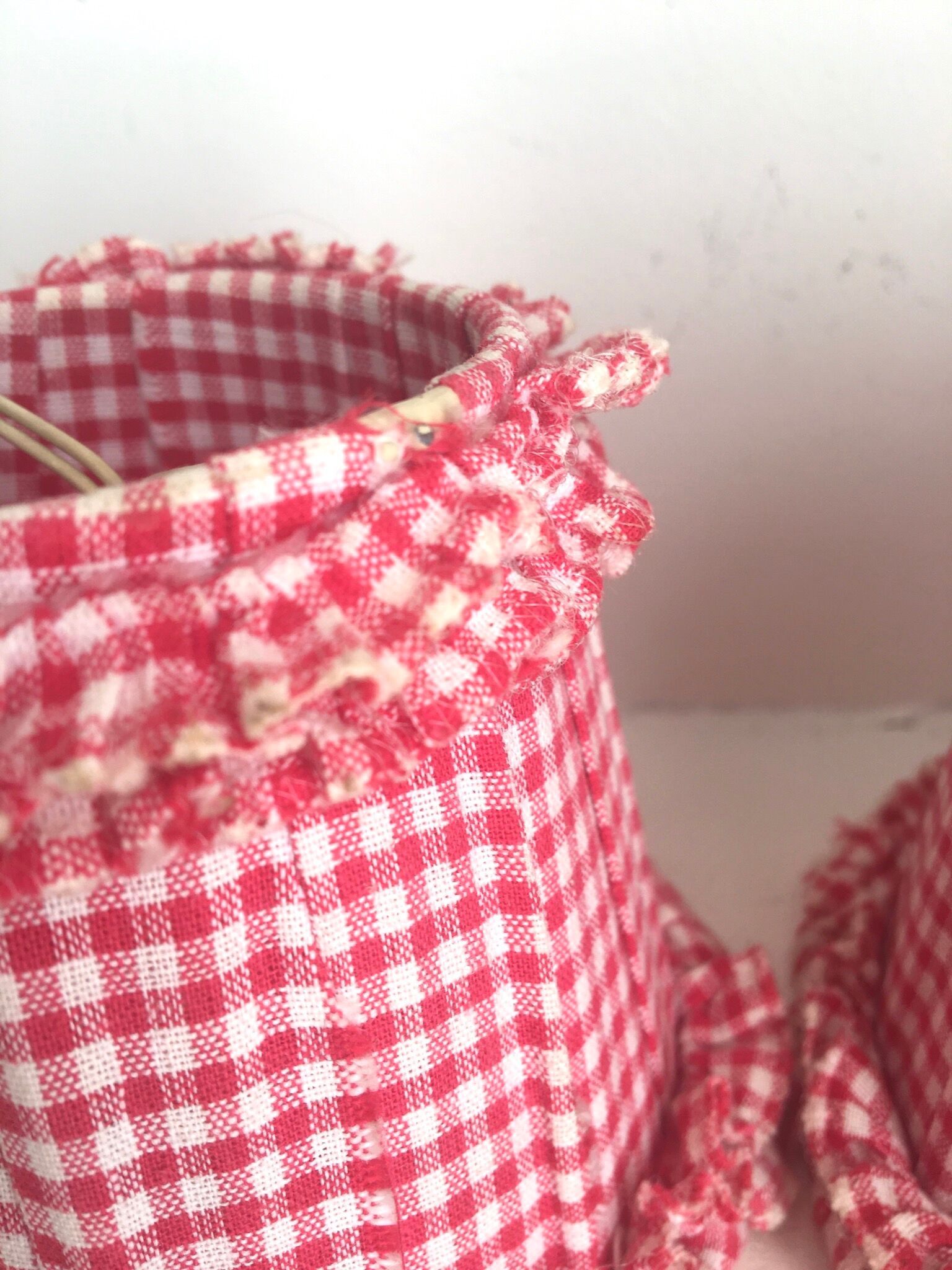 Vintage vichy offal duo, 60s