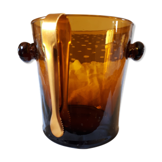 Smoked glass ice bucket