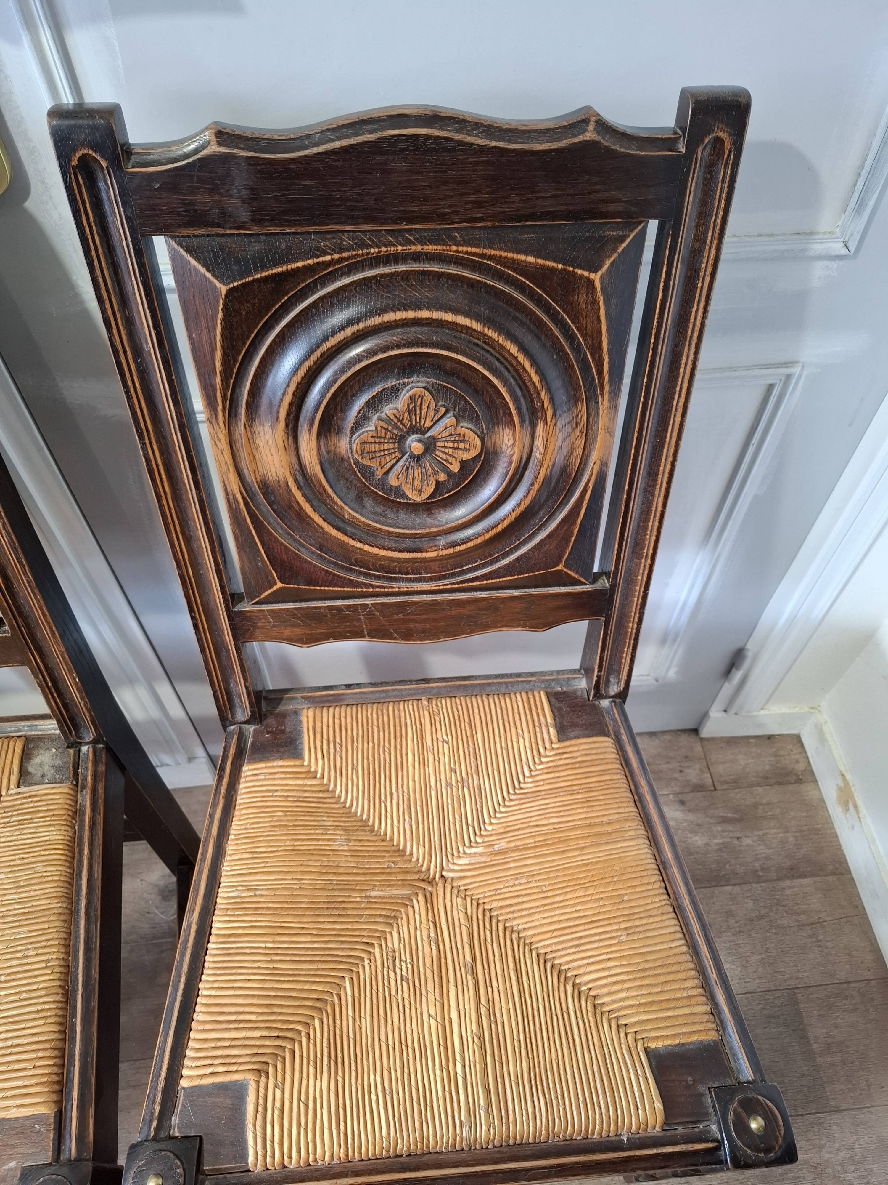 6 Arts and Crafts chairs