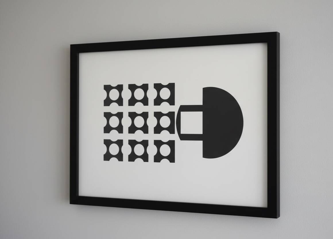 Victor Vasarely after a copscular work