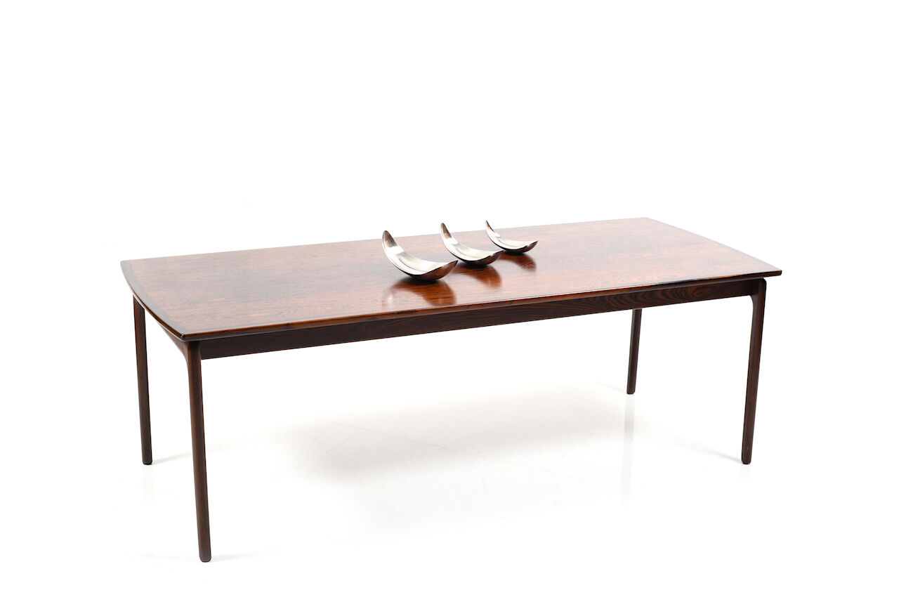 Danish rosewood sofa table by Ole Wanscher
