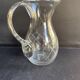 A cut crystal pitcher – Cristalleries Royales de Champagne