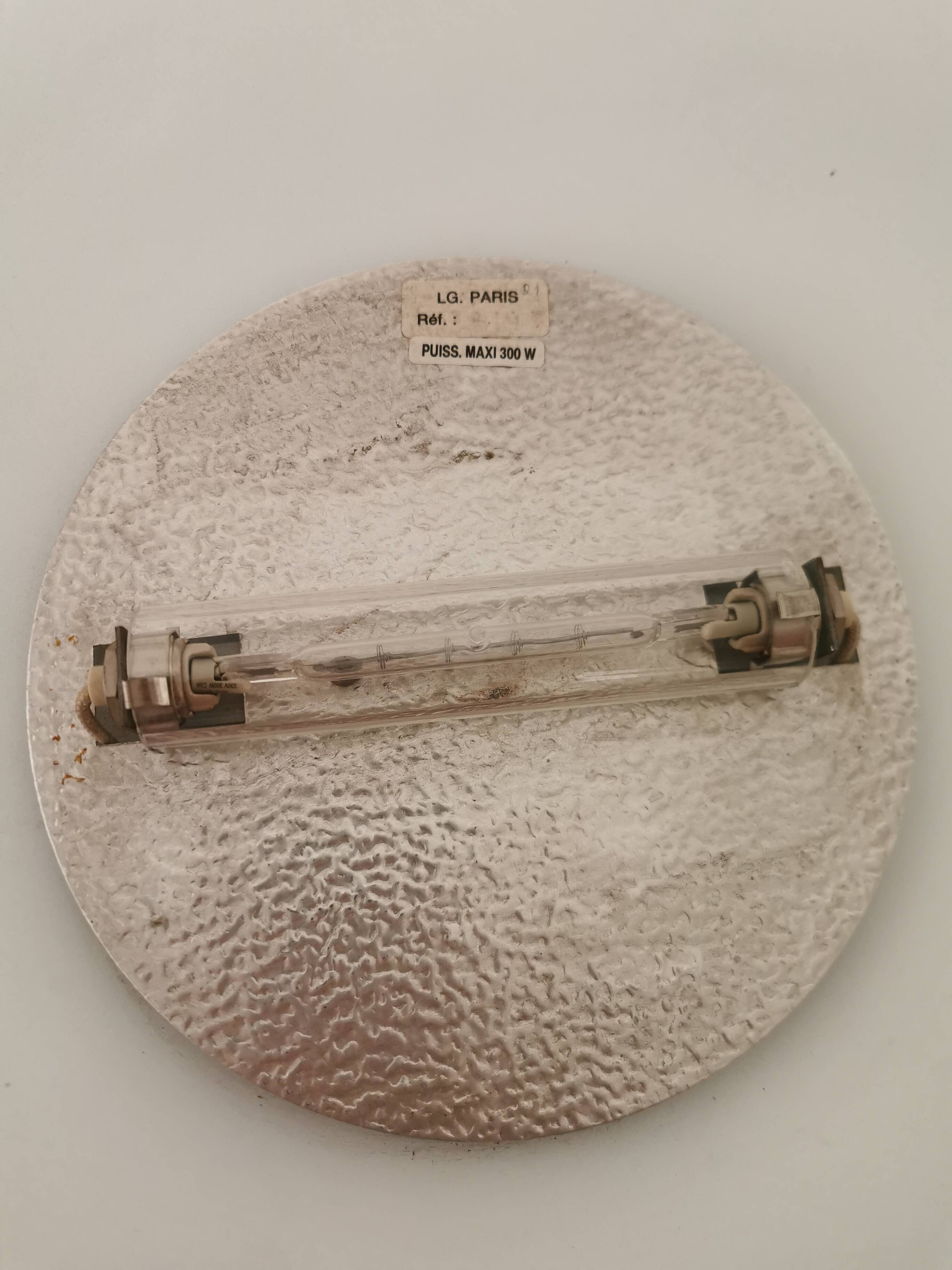 Art Deco lamp designed by Lucien Gau, Bugatti model