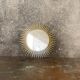 Vintage gold metal sun mirror