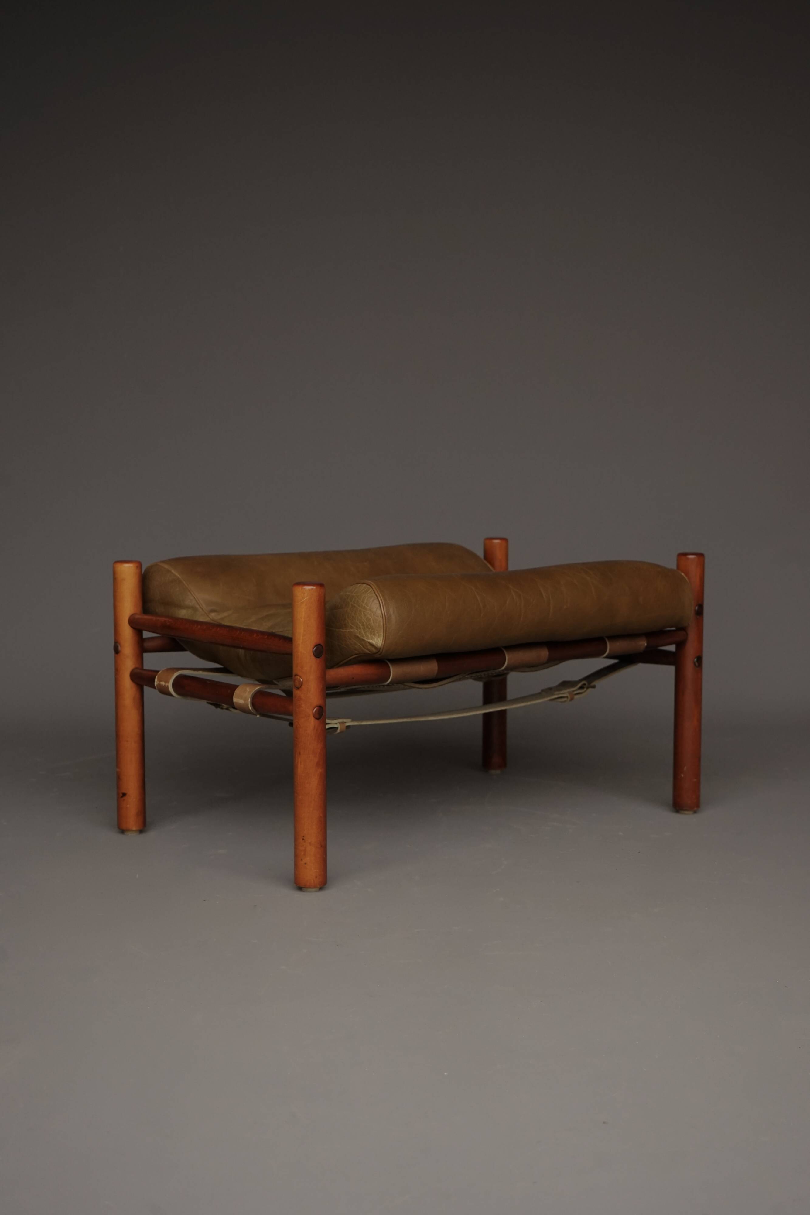 Inca Footstool Ottoman by Arne Norell for Arne Norell AB
