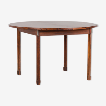 Italian mid century round extension dining table in Rosewood by Stildomus