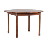 Italian mid century round extension dining table in Rosewood by Stildomus