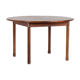Italian mid century round extension dining table in Rosewood by Stildomus