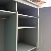 Vintage grey-green wardrobe (renovated)