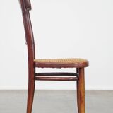 Original vintage Thonet design bistro chair with matte seat