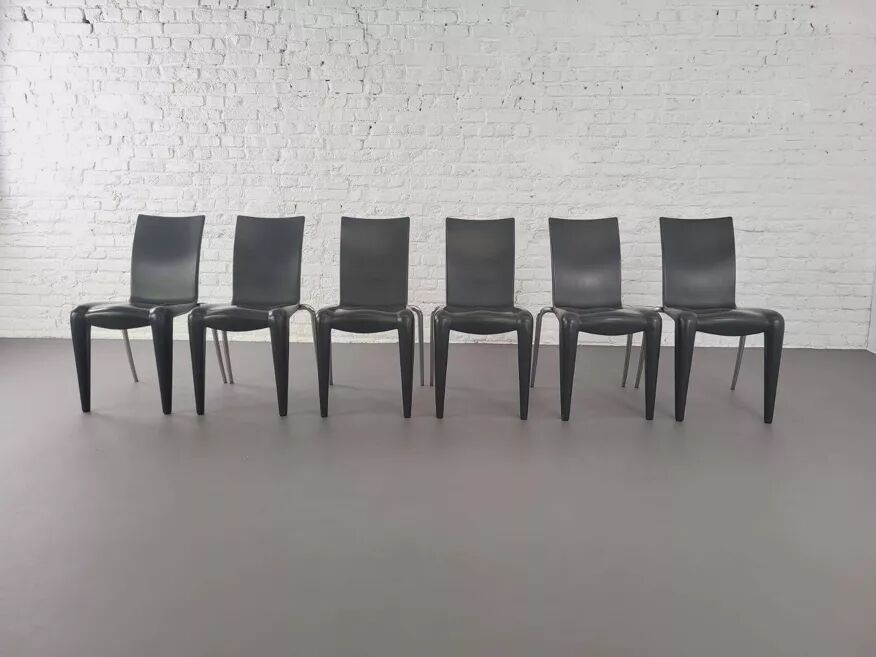 Set of 6 Louis 20 chairs, 90s design by Philippe Starck for Vitra