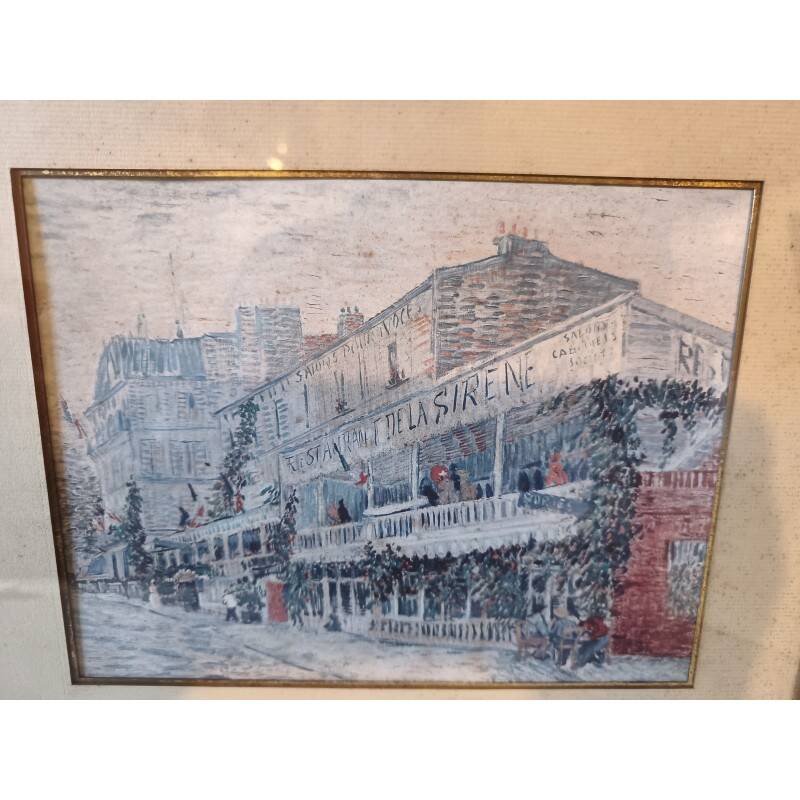 Drawing by Vincent Van Gogh "The Restaurant of the Mermaid"