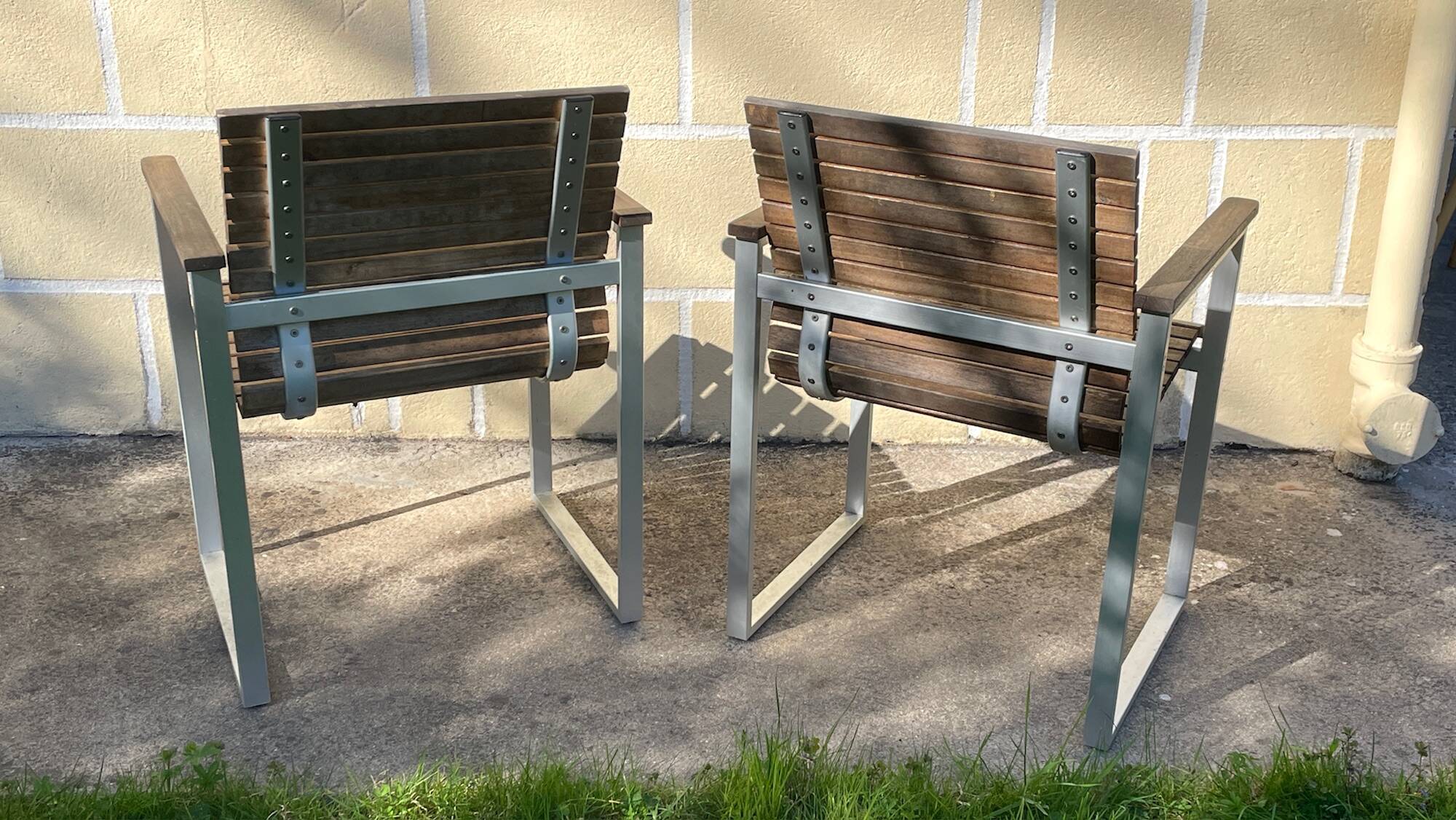 Paire de fauteuils esprit Karin Mobring Ikea