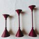 Set of 3 candle holders