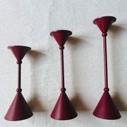 Set of 3 candle holders
