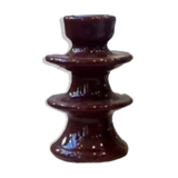 Bougeoir chandelier design coloré rouge bordeaux