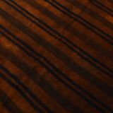 5x7 Striped Pattern Terracotta Vintage Kilim Rug, 146x220Cm