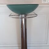 Vasque en verre sur pied