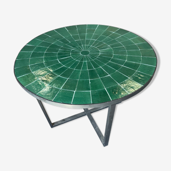 Handmade zellige round table