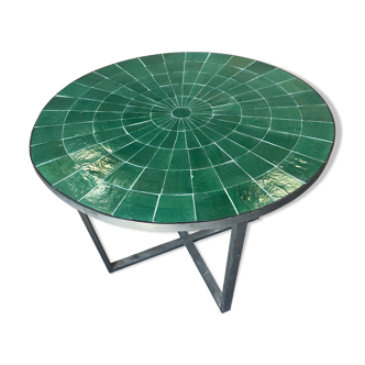 Handmade zellige round table