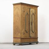 Painted Folk Art Bridal Cupboard