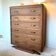 Vintage high chest of drawers – moustache leg – 1960s