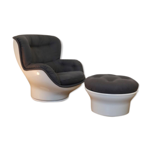 Fauteuil et ottoman Karaté