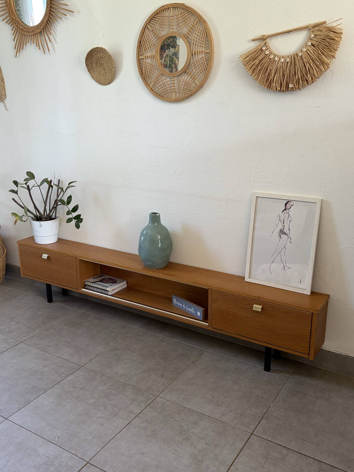 Enfilade basse vintage ( peu profonde )