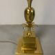 Exceptional French Hollywood Regency Brass Floor Lamp
