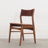 Set of six beech chairs, Danish design, 70s, made in Denmark