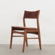Set of six beech chairs, Danish design, 70s, made in Denmark