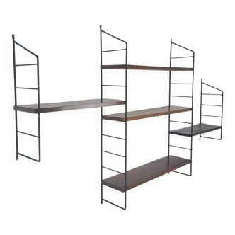 Vintage Scandinavian design wall shelves Nils Strinning 1950