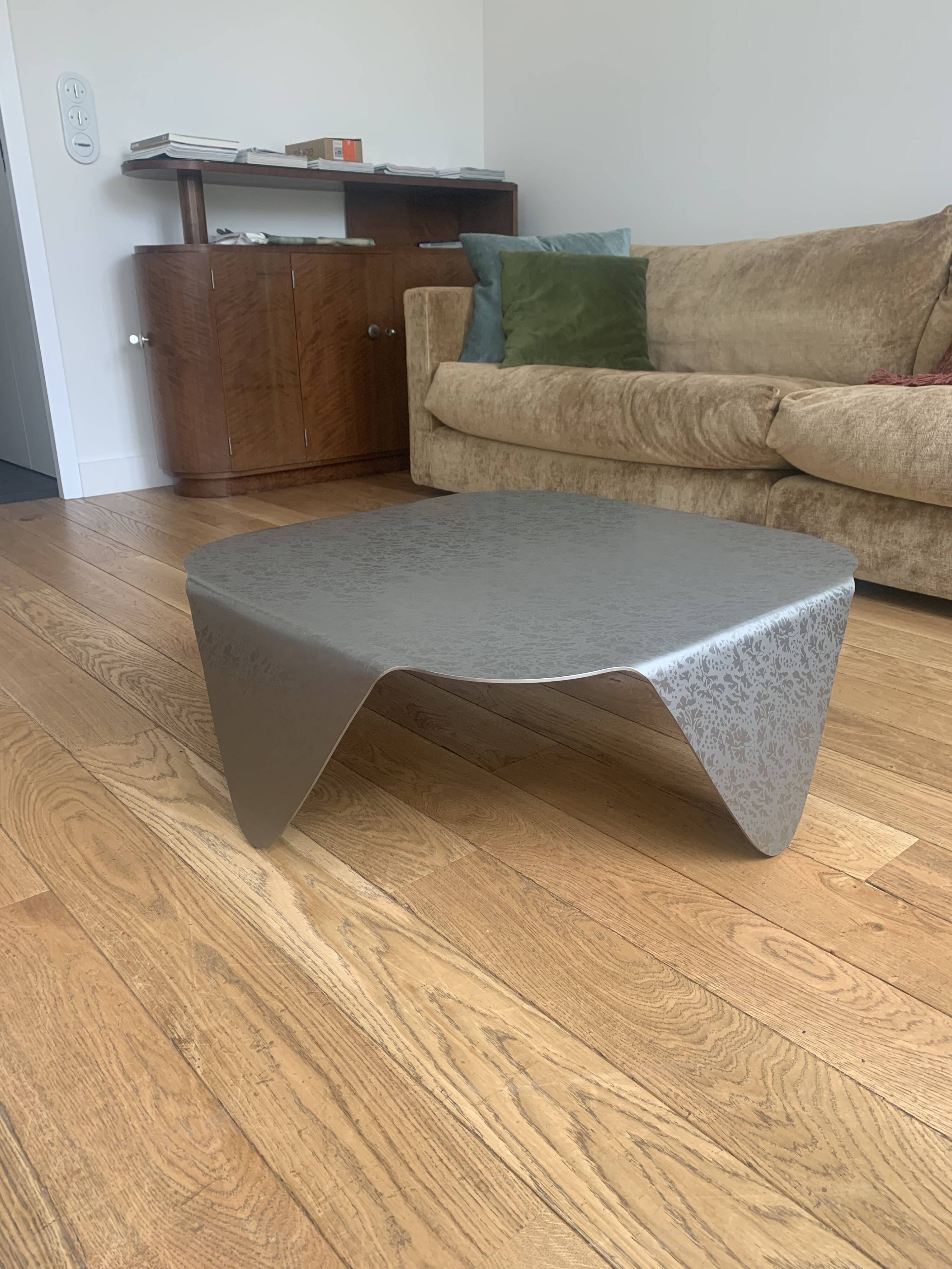 Metal coffee table