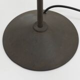 Glass table lamp by VeArt, Italy 1980s.