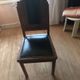 Set of 5 Art Deco chairs + one with a broken leg.